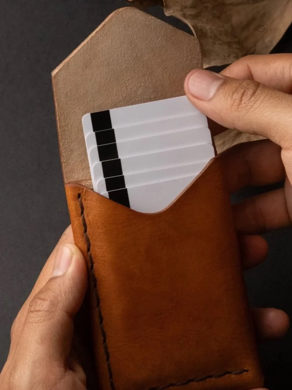 Oldis Road Oldis One Light Golden Honey Full Grain Leather Wallet